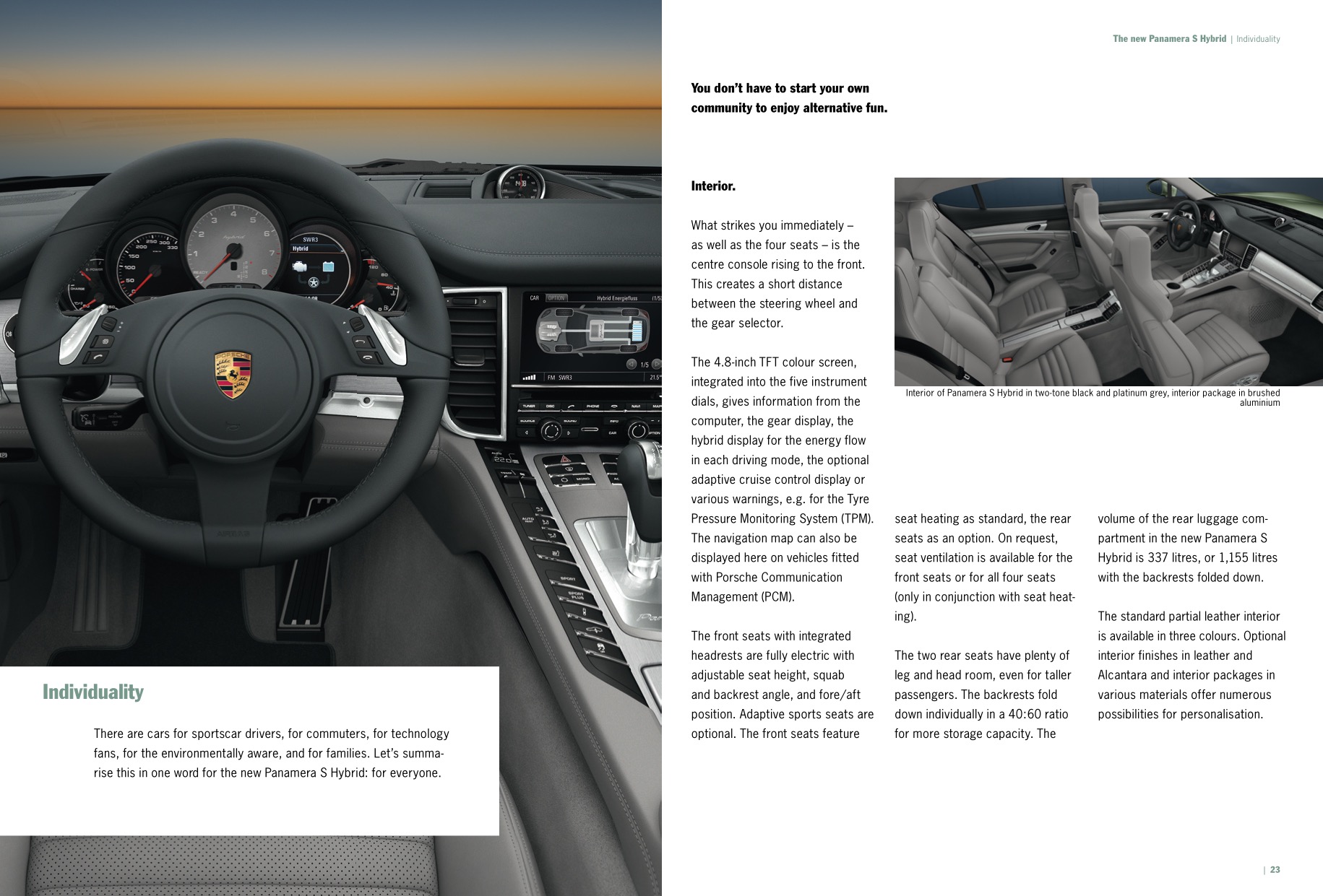 2011 Porsche Panamera Brochure Page 14